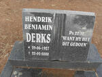 DERKS Hendrik Benjamin 1927-2000