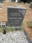 DEGE Martin 1945-1984
