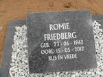 FRIEDBERG Romie 1962-2012