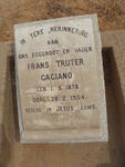 GAGIANO Frans Truter 1878-1954