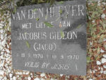 HEEVER Jacobus Gideon, van den 1970-1970