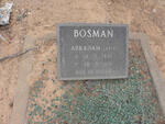 BOSMAN Abraham 1896-1981