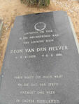 HEEVER Deon, van den 1958-1981
