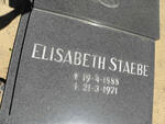 STAEBE Elisabeth 1888-1971