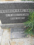 SAUER Friedrich Karl 1883-1962 & Gertrud 1891-1983