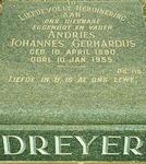 DREYER Andries Johannes Gerhardus 1890-1955