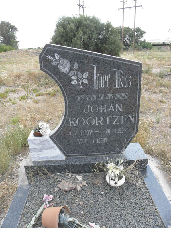 KOORTZEN Johan 1955-1994