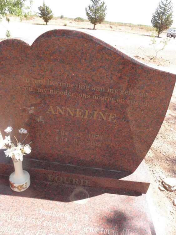 FOURIE Anneline 1975-2002