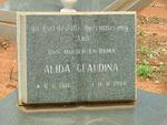 ODENDAAL Alida Claudina 1916-1986