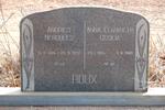 ROUX Andries Hercules 1894-1972 & Anna Elizabeth Cecilia 1904-1980