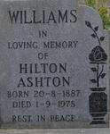 WILLIAMS Hilton Ashton 1887-1978