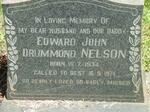 NELSON Edward John Drummond 1934-1971