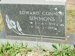 SIMMONS Edward Connor 1915-1990
