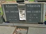 STASSEN Carel Christiaan 1909-1978 & Anna Elizabeth MELS 1916-