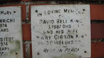 KING David Bell 1887-1963 & Mary Gibson 1894-1973