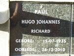 PAUL Hugo Johannes Richard 1935-2010