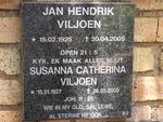 VILJOEN Jan Hendrik 1925-2005 & Susanna Catherina 1927-2009