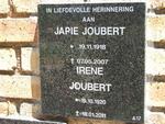 JOUBERT Japie 1918-2007 & Irene 1920-2011
