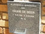 BEER Dawie, de 1926-2006