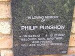 PUNSHON Philip 1973-1997