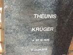 KRÜGER Theunis 1936-2012