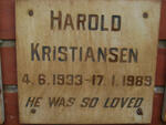 KRISTIANSEN Harold 1933-1989
