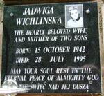 WICHLINSKA Jadwiga 1942-1995