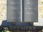 REYNEKE Albertus Thomas 1896-1982