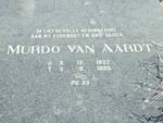 AARDT Murdo, van 1922-1985