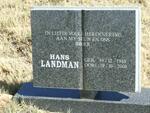 LANDMAN Hans 1948-2008