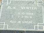 VENTER Alie 1899-1976