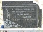 HAVENGA H.L.J. 1897-1969