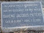 PIETERS Barend Jacobus 1881-1959