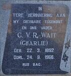 WAIT C.V.R. 1892-1966