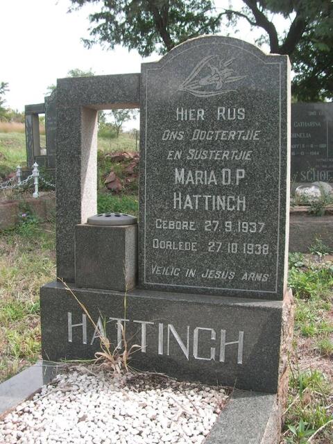 HATTINGH Maria D.P. 1937-1938