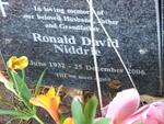 NIDDRIE Ronald David 1932-2006