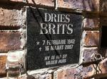 BRITS Dries 1942-2007