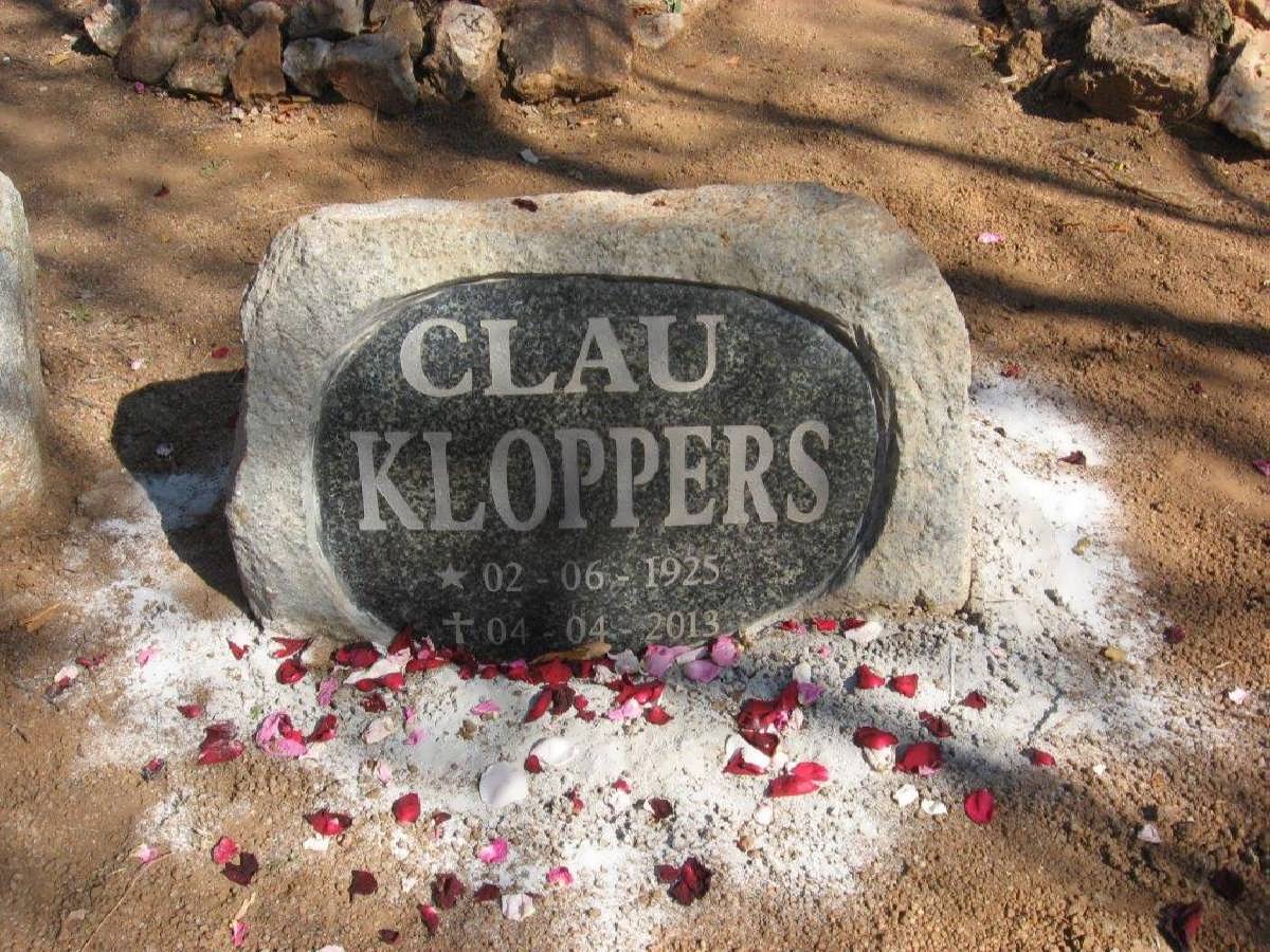 KLOPPERS Clau 1925-2013