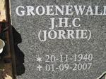 GROENEWALD J.H.C. 1940-2007