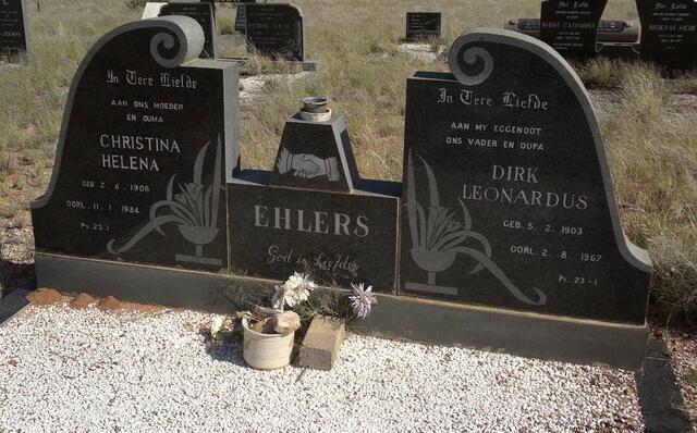 EHLERS Dirk Leonardus 1903-1967 & Christina Helena 1906-1984
