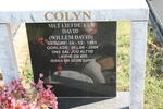COLYN Willem David 1951-2004
