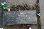DOWNTON Ernesta nee WESSELS 1900-1998