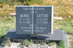 GREYVENSTEIN Kobie 1922-2001 & Lettie 1927-2004