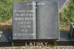 LATSKY Jakobus Wouter 1924-1980