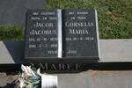 MAREE Jacob Jacobus 1930-1991 & Cornelia Maria 1934