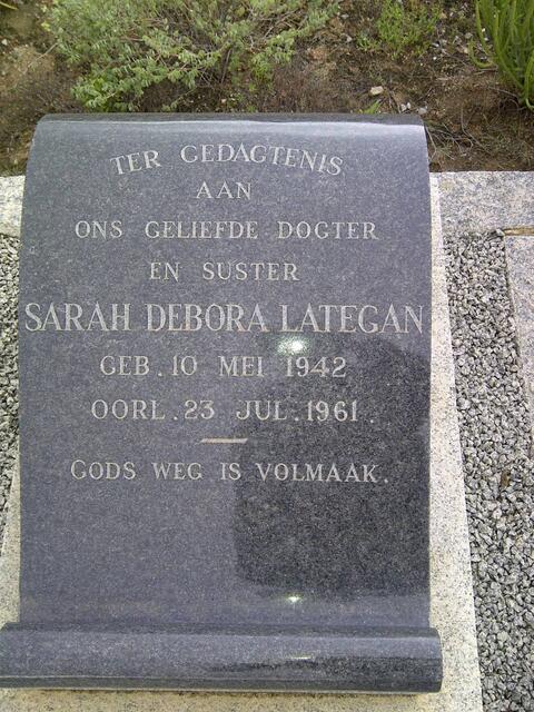 LATEGAN Sarah Debora 1942-1961