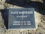 BURGER Martie Maria 1926-2005