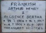 FRANKISH Arthur Henry 1904-1967 & Florence Bertha 1906-2000