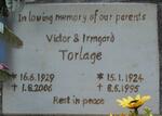 TORLAGE Victor 1929-2006 & Irmgard 1924-1995