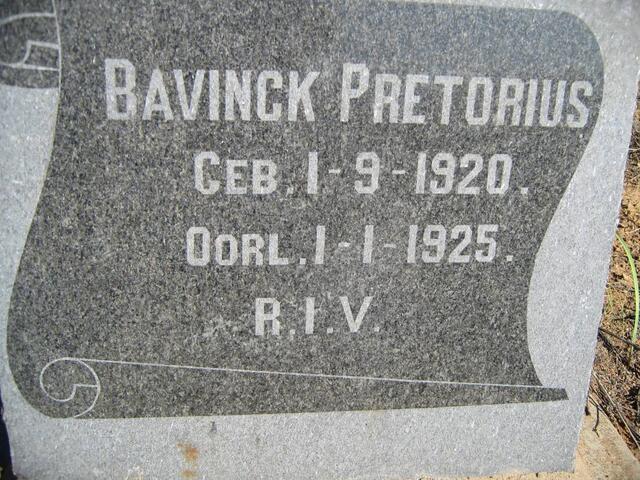 PRETORIUS Bavinck 1920-1925